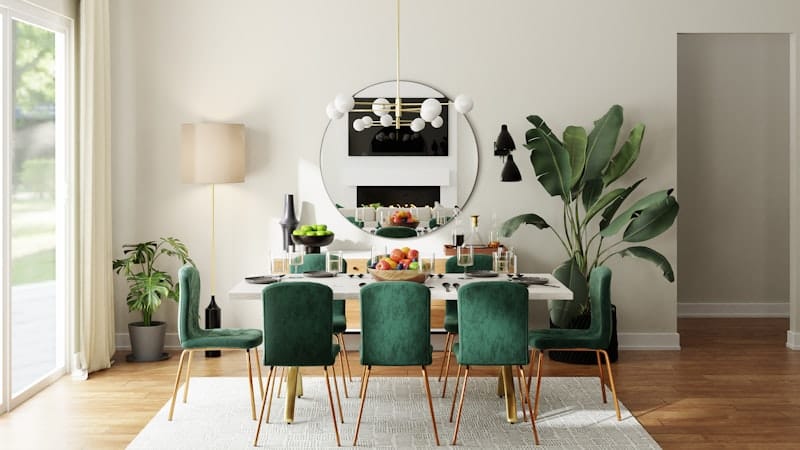 Elegant Dining Area project by Top Interiors